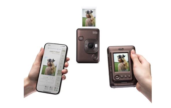 Fujifilm Instax Mini LiPlay Hybrid Deep Bronze Fotoğraf Makinesi 20'li Film - 5