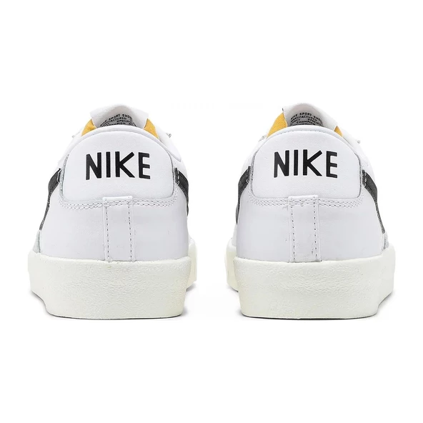 Nike Blazer Low 77 Vintage White Black - Resim 4