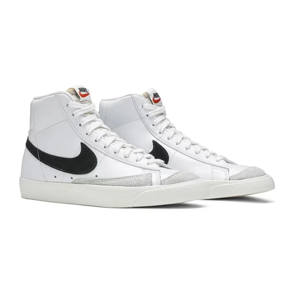 Nike Blazer Mid 77 Vintage White Black - Resim 2