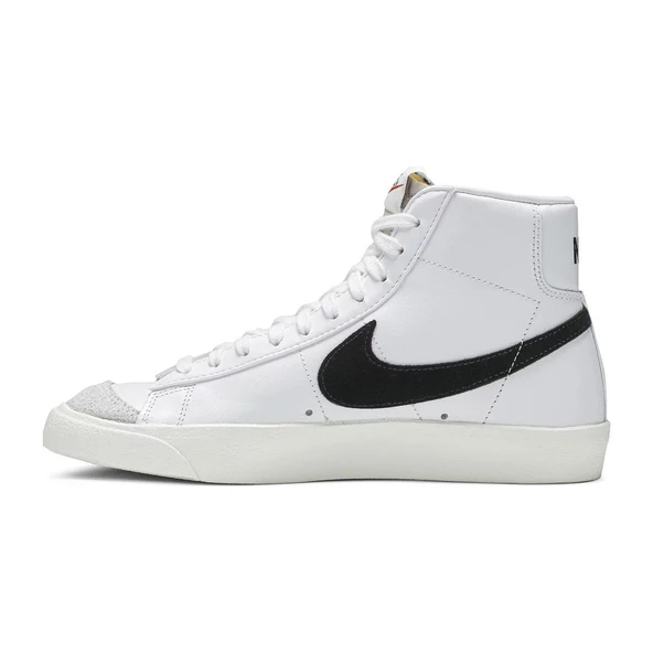 Nike Blazer Mid 77 Vintage White Black - Resim 3