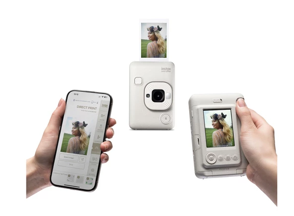 Fujifilm Instax Mini LiPlay Hybrid Misty White Fotoğraf Makinesi 20'li Film - 3