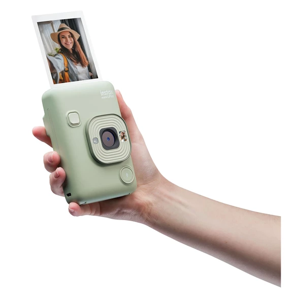 Fujifilm Instax Mini LiPlay Hybrid Matcha Green Fotoğraf Makinesi ve 10'lu Film Seti - 4