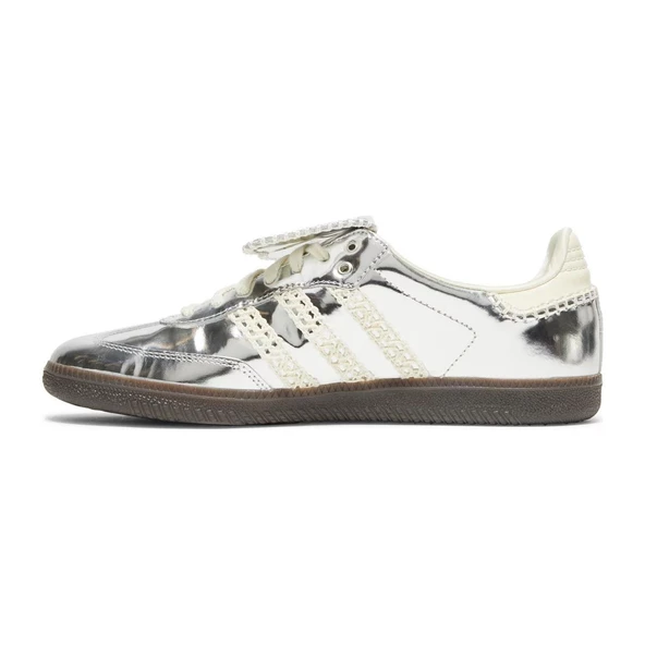Wales Bonner x Samba Silver Metallic - Resim 2