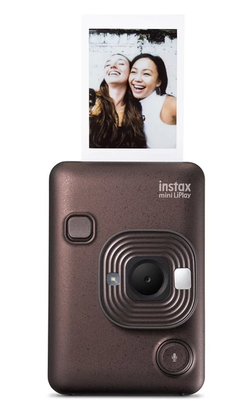 Fujifilm Instax Mini LiPlay Hybrid Deep Bronze Fotoğraf Makinesi-20'li Film ve Çerçeve Hediye Seti - 2