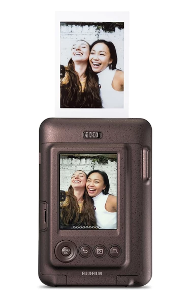 Fujifilm Instax Mini LiPlay Hybrid Deep Bronze Fotoğraf Makinesi-20'li Film ve Çerçeve Hediye Seti - 3