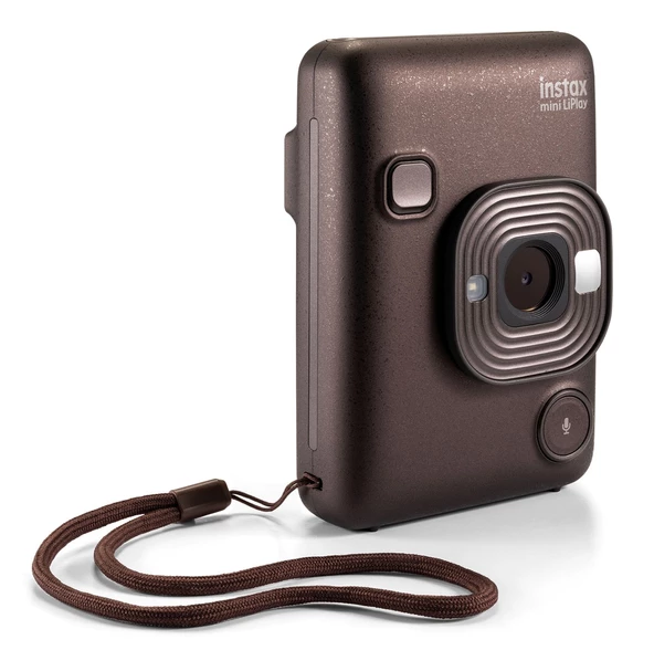 Fujifilm Instax Mini LiPlay Hybrid Deep Bronze Fotoğraf Makinesi-20'li Film ve Çerçeve Hediye Seti - 4