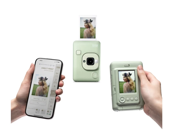 Fujifilm Instax Mini LiPlay Hybrid Matcha Green Fotoğraf Makinesi ve 10'lu Film Seti - 5