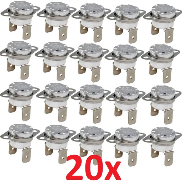 20 Adet KSD302 70C 16A Limit Termostat - 4