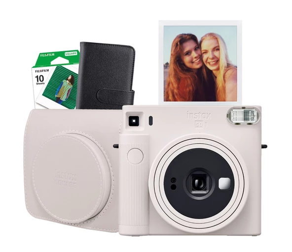 Fujifilm Instax SQ1 Beyaz Fotoğraf Makinesi ve Hediye Seti 2