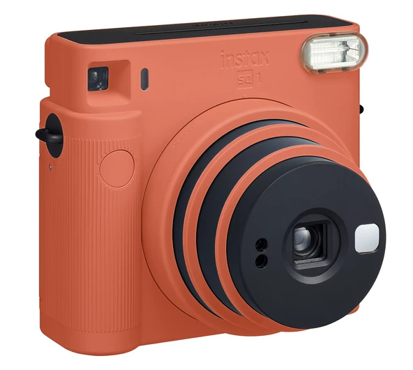 Fujifilm Instax SQ1 Terracotta Turuncu Fotoğraf Makinesi ve 20'li Kare Film - 3