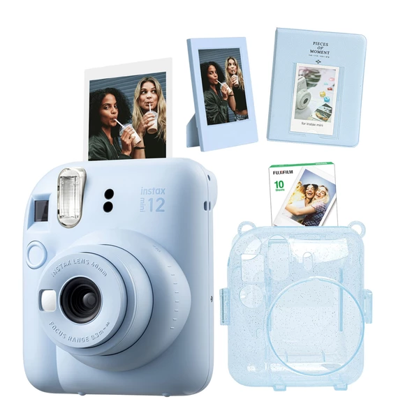 Fujifilm ST5-10-PA-PK-C Instax Mini 12 Mavi Fotoğraf Makinesi