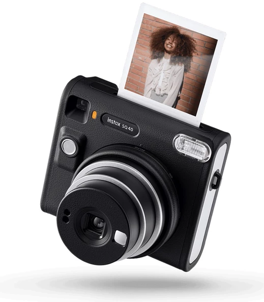 Fujifilm Instax SQ40 Siyah Fotoğraf Makinesi ve 10'lu Kare Film Set - 2