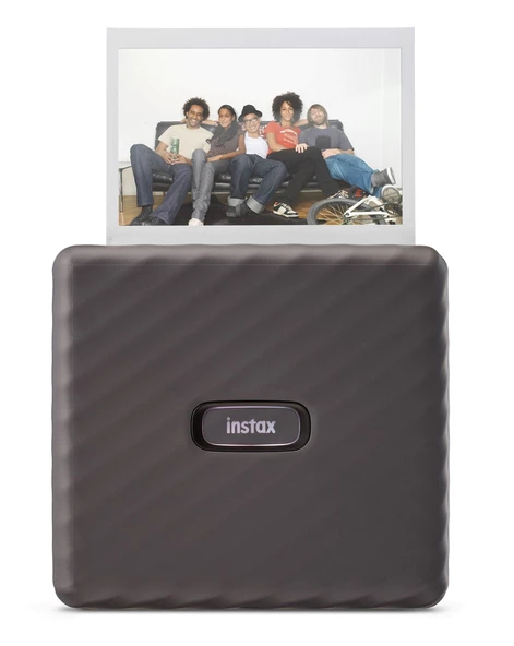 Fujifilm Instax Wide Link Gri Akıllı Telefon Yazıcısı ve Pal Metal Siyah Dijital Kamera Seti - 3