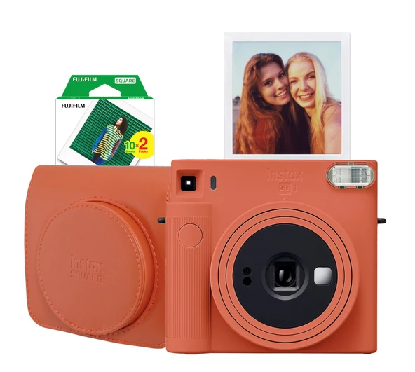 Fujifilm Instax SQ1 Terracotta Turuncu Fotoğraf Makinesi ve Hediye Seti 4