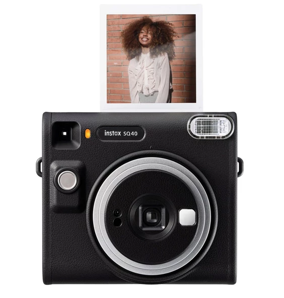 Fujifilm Instax SQ40 Siyah Fotoğraf Makinesi ve 10'lu Kare Film Set - 5