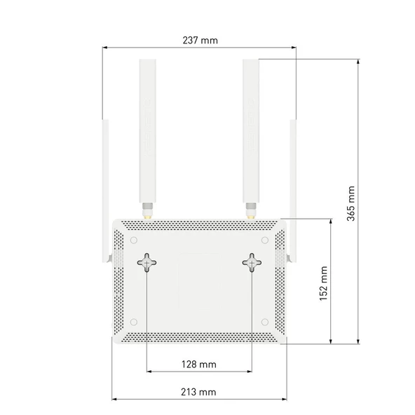 Keenetic Hero 4G+ AX1800 Wi-Fi Mesh Fiber Router, Sim Kart Destekli 3G/4G/LTE Modem, Cat.6, 4x1Gbit/s, USB 3.0 KN-2311 - 12
