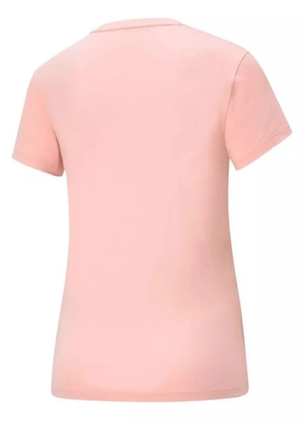 Puma Ess Logo Tee Kadın Pembe Tişört - 586774 80 - 2