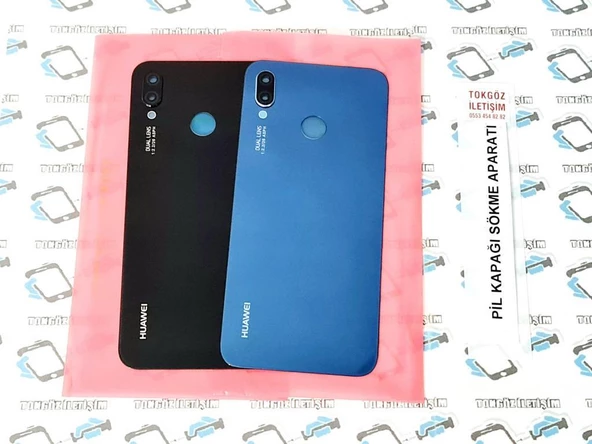 Huawei P20 Lite Arka Pil batarya Kapağı (CAM KAPAK KAMERA LENSİ)