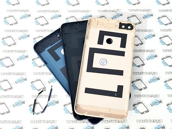 Huawei P Smart Kasa Arka Kapak Batarya Pil Kapağı FIG-LX1(Tuş) - Resim 3