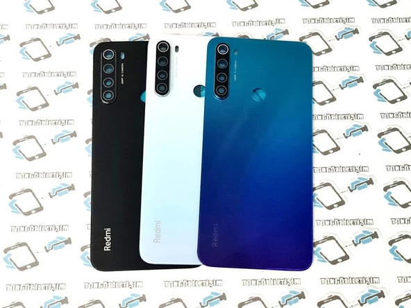 Xiaomi Redmi NOTE 8 Arka Pil Batarya Kapağı Orijinal (KAMERA LEN - Resim 2