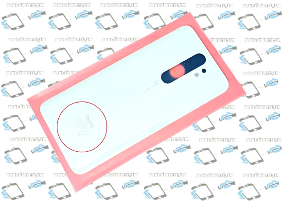 Xiaomi Redmi Note 8 PRO Arka Pil Kapağı (C.C Logolu CAM) BEYAZ