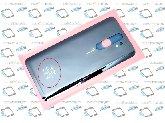 Xiaomi Redmi Note 8 PRO Arka Pil Kapağı (C.C Logolu CAM) SİYAH