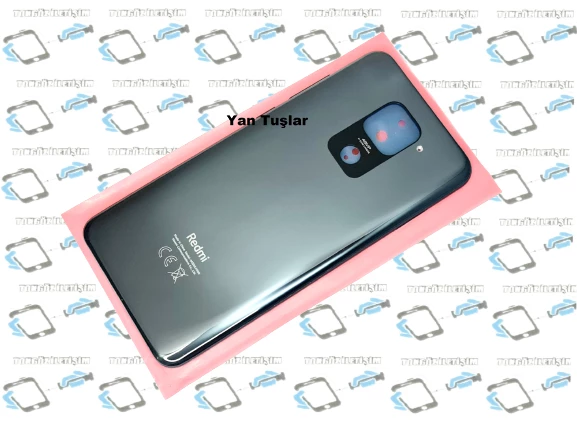 Xiaomi Redmi Note 9 KASA Arka Kapak Batarya Kapağı SİYAH