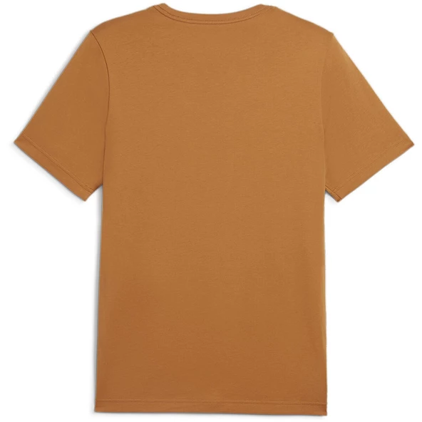 Puma Ess Logo Tee Erkek kahverengi Tişört - 586667 28 - 4