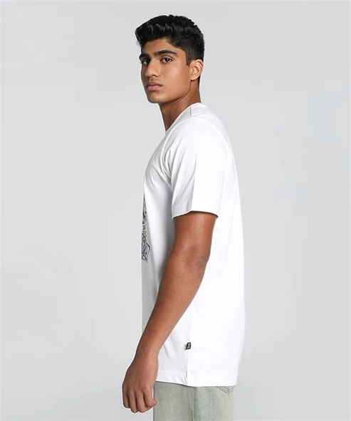 Puma Graphics Photoprint Tee Erkek Beyaz Tişört - 683213 02 - 6