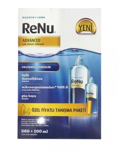 Renu Advanced Lens Solüsyon 360 + 100 ml