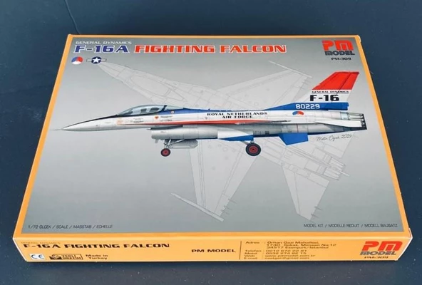 F-16 A ROYAL NETHERLANDS & USA PM Model Plastik Uçak Maket Kiti - 2