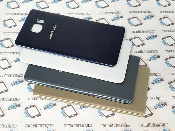 Samsung Galaxy Note 5 Arka Pil Batarya Kapağı (CAM) - 9