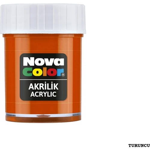 NOVA COLOR AKRİLİK BOYA TURUNCU 30 CC
