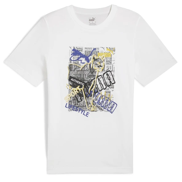 Puma 683213 Graphics Photoprint Tee Tişort Erkek T-Shirt - 6