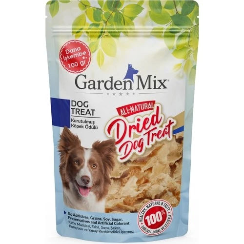 Gardenmix Kurutulmuş Dana İşkembe 100 Gr SKT:05/2026