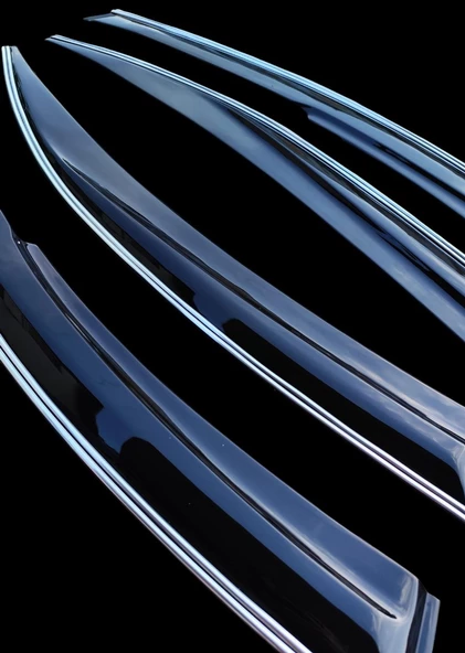 Kia Rio Çift Sıra Kromlu Cam Rüzgarlığı  2017 Ve Üzeri - Resim 5