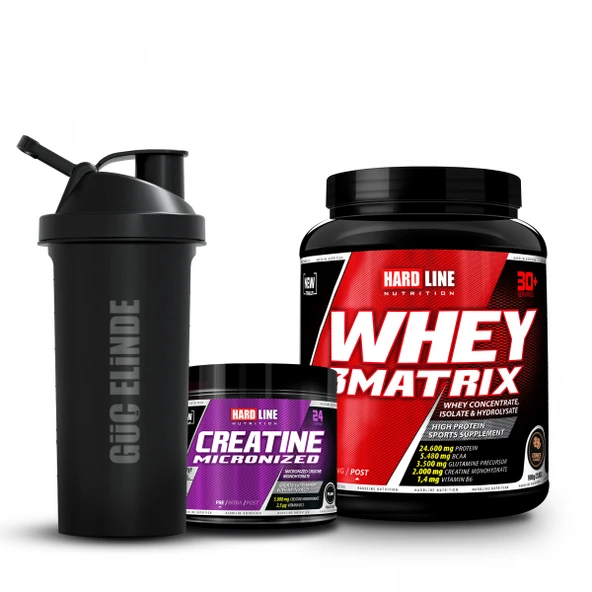 Hardline 3matrix protein 908 gr + Kreatine 120 gr + Shaker
