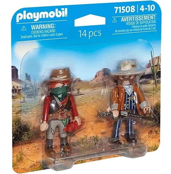 Playmobil 71508 Western Bandit and Sheriff