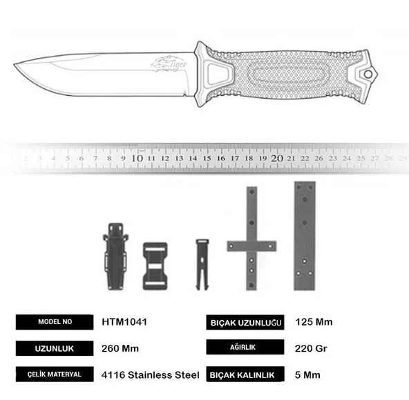 Columbia Tiger Knife Av Bıçağı - 5