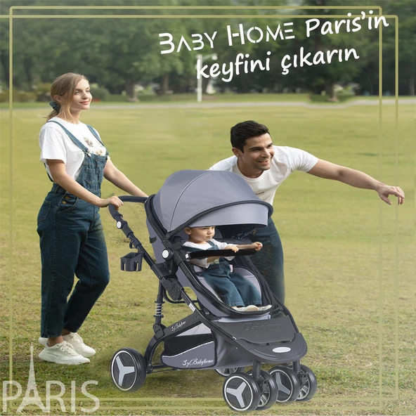 Baby Home Bh-945 Paris Amortisörlü Travel Sistem Bebek Arabası - 7