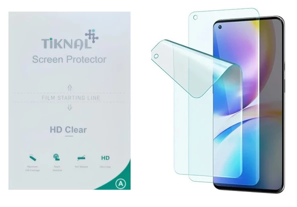Huawei P30 LİTE - Tiknal Esnek Nano Ekran Koruyucu Hd Şeffaf
