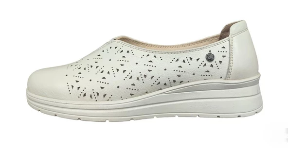 FORELLİ MELS ORTOPEDİK YAZLIK DERİ KADIN AYAKKABI - Resim 3