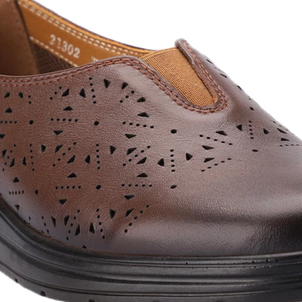 FORELLİ MELS ORTOPEDİK YAZLIK DERİ KADIN AYAKKABI - Resim 6