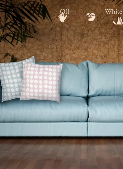 The Mia Dekoratif Kırlent 45 x 45 Cm YST0384 - 2