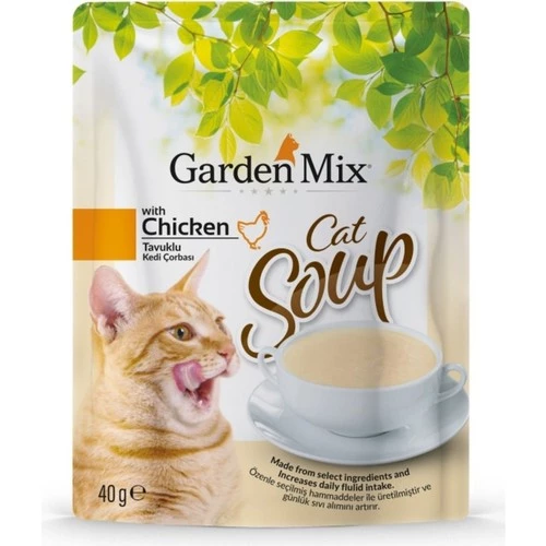 Gardenmix Tavuklu Kedi Çorbası 40gr Skt: 04/2027 ürün görseli