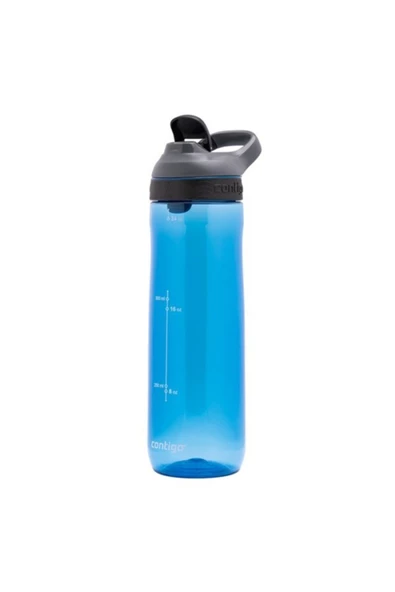 CONTİGO Cortland Tek El Bas İç Kapaklı Su Matarası 720ml - Mavi - 3