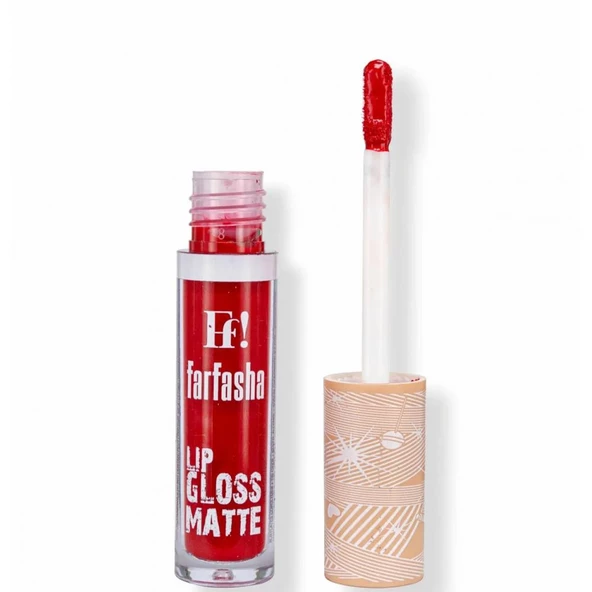 Mst Cosmetic Farfasha Lip Gloss Matte Fırçalı Ruj F4