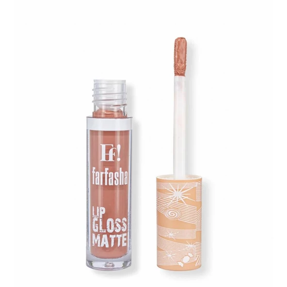 Mst Cosmetıc Farfasha Lip Gloss Matte Fırçalı Ruj F6