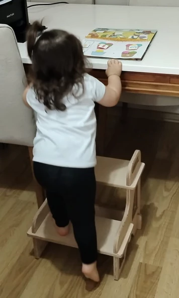 ergoWOOD Ahşap Çocuk Basamak - Natural - 5