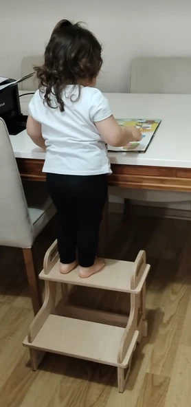 ergoWOOD Ahşap Çocuk Basamak - Natural - 7